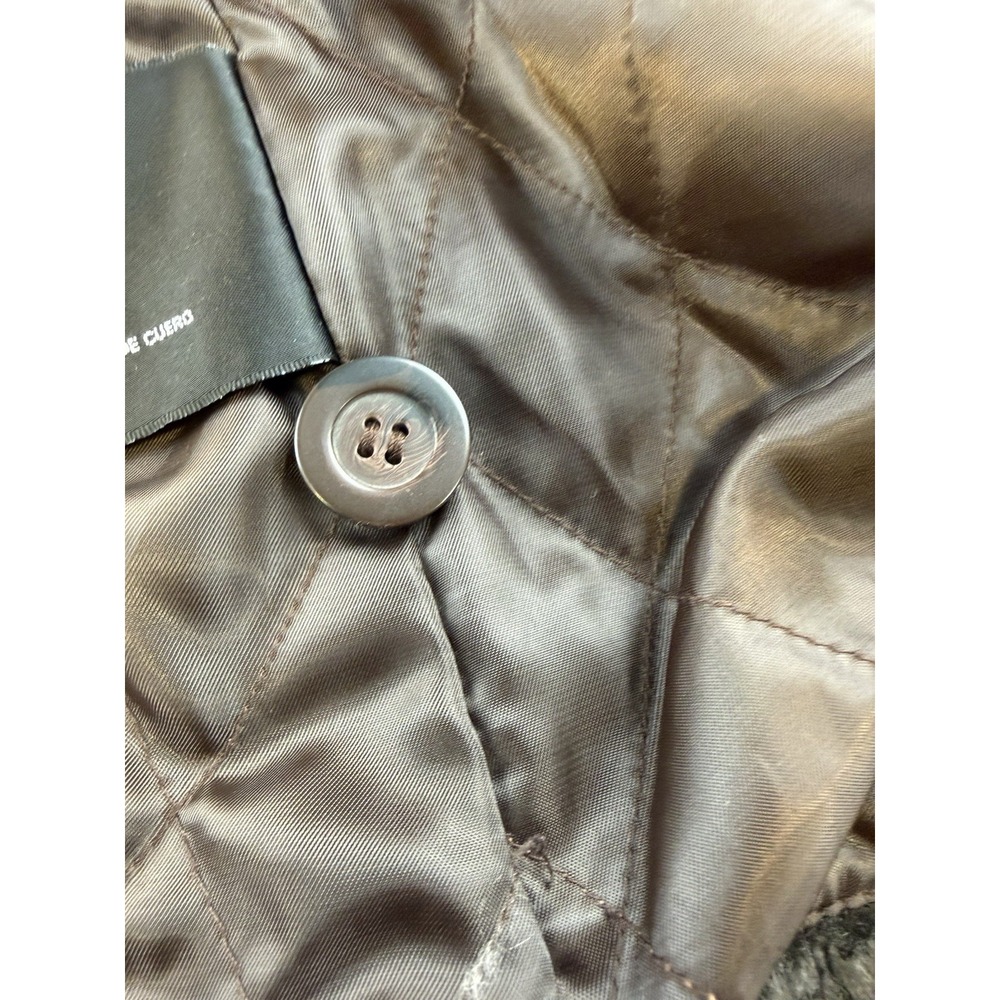Y2K St.John's Bay Women's Large Brown Suede,Faux Sherling Coat/Jacket-CLEAN - Picture 8 of 10